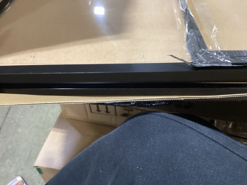 Condition photo showing As Is for 24x24 Frame Set of 3, Black Picture Frame for 24 x 24 Square Picture Poster Photo, Light Weight and High Transparent 24 by 24 Frame for Wall - 3 Pack/Black/24 x24 3 24x24