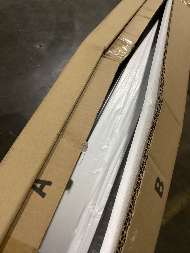 Condition photo showing Good Condition for SWANCROWN Weather Resistant Enclosed Bulletin Board Cork Displays Boards Wall Mounted Notice Case with 2 Locking Door Sliver 48"x34"