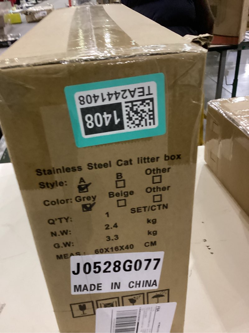 Stainless steel cat litter