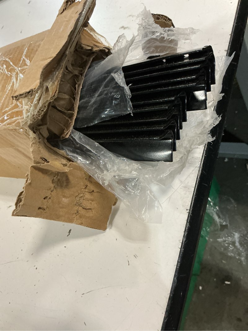 Condition photo showing Good Condition for 10 pack garden fence post, 3 feet heavy duty metal u-post for wire fence, no dig garden fence stakes for temporary fencing, electric fence wire, corner anchor, and more-black 3ft-10pcs black