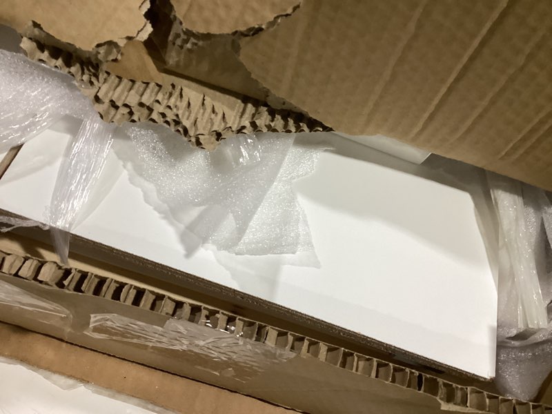 Condition photo showing Good Condition for design house brookings shaker unassembled wall kitchen cabinet w1824, 18 w x 12 d x 24 h, painted white, solid wood, design house, 561555 18"x24" ready to assemble white