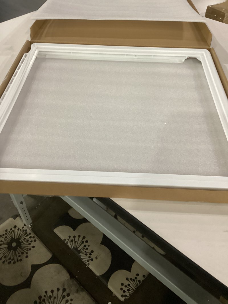 Condition photo showing Good Condition for 241969501 refrigerator shelf frame replacement for frigi-daire refrigerator fghs2631pf4a ffss2615te0 ffss2615ts0 lfss2612te0 lfss2612tf0 shelf frame without glass by fetechmate - thick abs food-grade