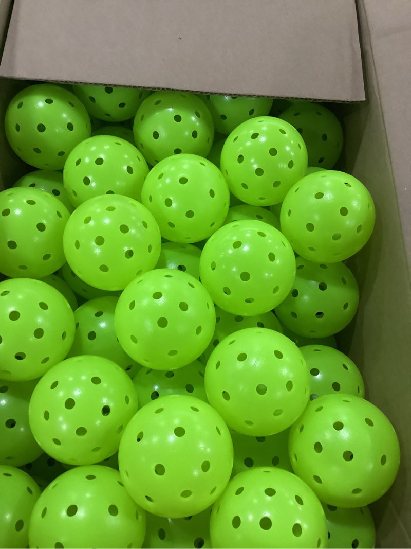 Condition photo showing Good Condition for vulcan | vpro flight outdoor pickleball official ball of the ppa tour & mlp | 3, 6, 12, 36 & 100 ball pack | hi-vis yellow 100-pack - hi-vis yellow