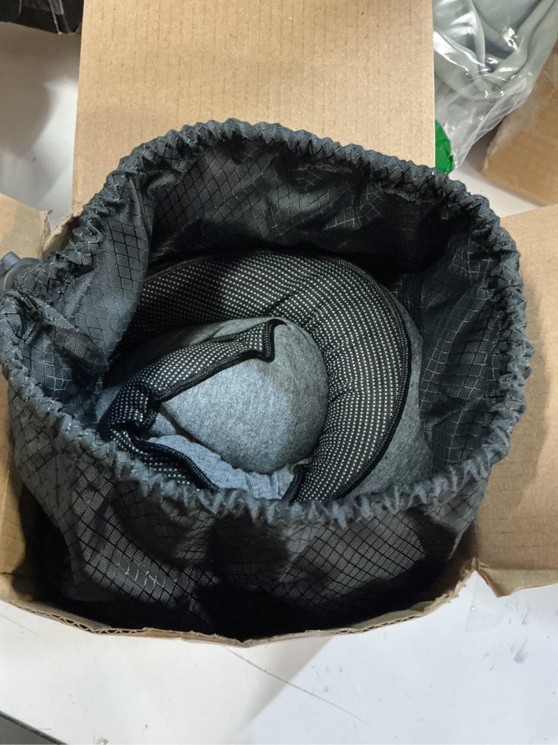 Condition photo showing Good Condition for SZXYX Travel Pillows - 100% Pure Memory Foam Neck Pillow for Airplanes, Comfortable Breathable Cover, 360° Support Stowable Pillows for Sleeping, Car, Airport Travel Essentials Dark Grey