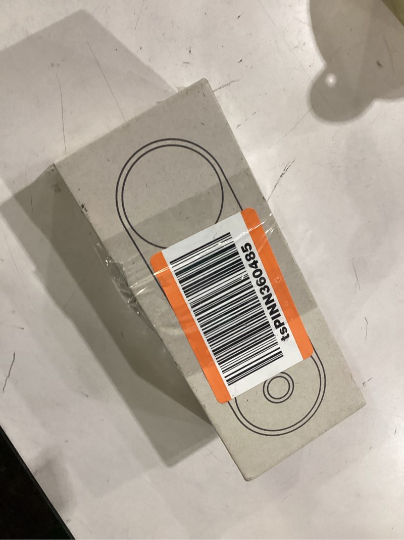 Condition photo showing As Is for google nest doorbell (wired, 3rd gen) - 2k video and gemini, live view, night vision, 2-way audio - works with google home - 2025 model - snow