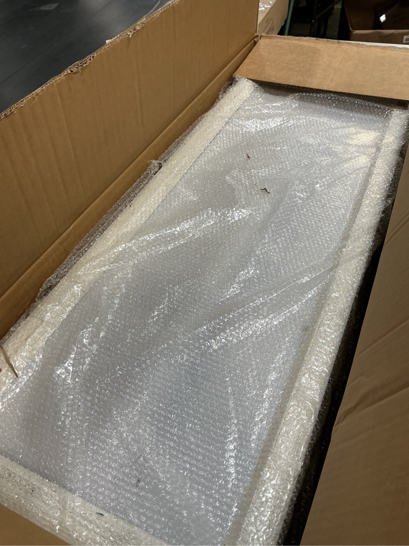 Condition photo showing As Is for Nuanchu 2 Pcs 42 x 14.7 Inch Garage Door Windows Vinyl Windows with UV Resistant Plexy Glass Garage Door Windows Inserts(Style 1)