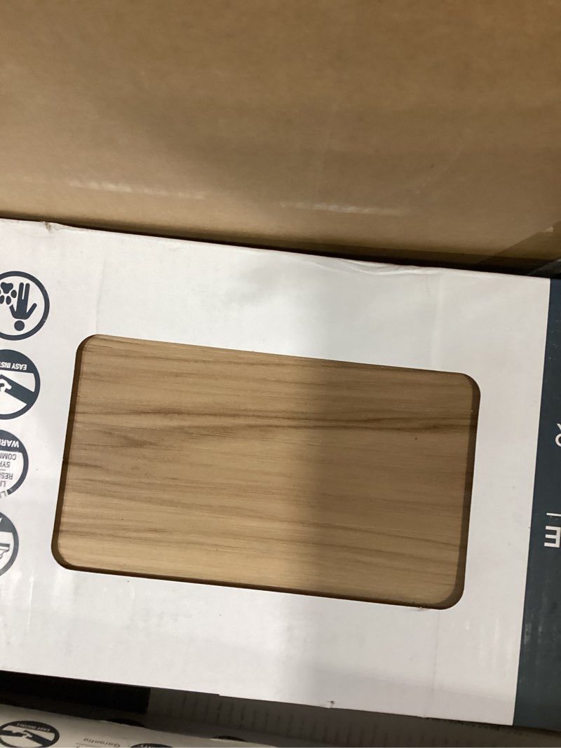 Condition photo showing Good Condition for style selections jamestown hickory 12-mil x 7-in w x 48-in l waterproof luxury vinyl plank flooring