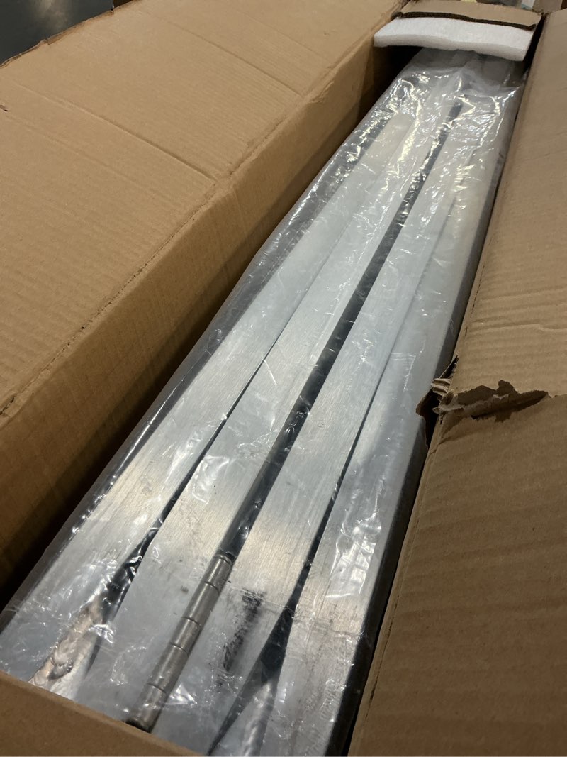 Condition photo showing Good Condition for VNN Portable Wheelchair Ramp 7FT, Seamless Non-Slip Aluminum Ramps for Wheelchairs for Home, Handicap Wheelchair Ramps for Home Steps, Aluminum Loading Dock Plates, Doorways Aluminum 7FT (Usable height 7-21 inch)