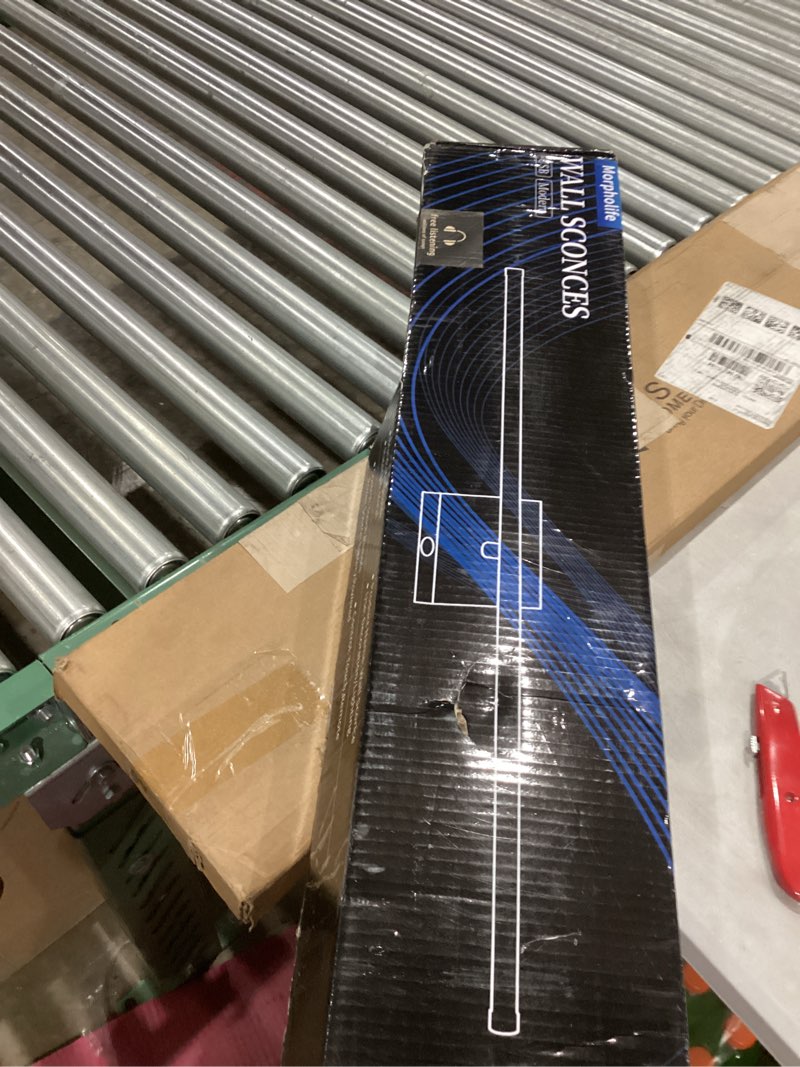 Condition photo showing As Is for LED Wireless Wall Sconce with Remote Control (Set of Two), USB Rechargeable Battery Powered Indoor Wall Lamps, Dimmable, 360° Rotate,Timing, 28.3 inch Gold Wall Lights for Hallway/Living Room/Bedroom