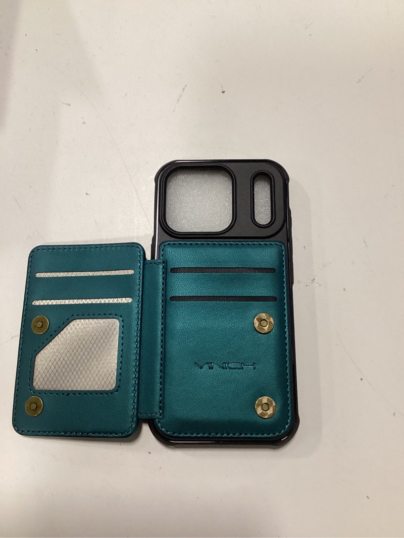 Vinich for iPhone 17 Pro Wallet Case with Card Holder, RFID Blocking Credit Slots Kickstand Shockpro