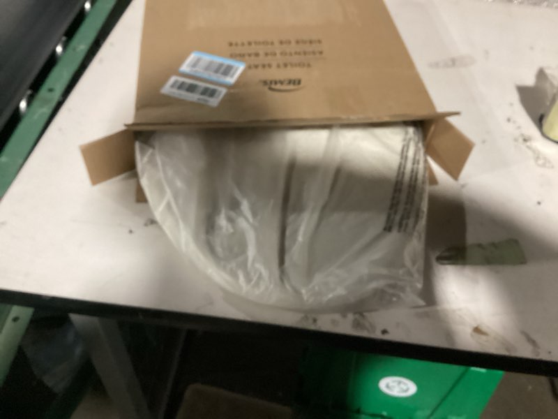Condition photo showing New/Like New for bemis 7300slec slow close toilet seat, easy clean hinges and durable plastic seat, elongated, biscuit