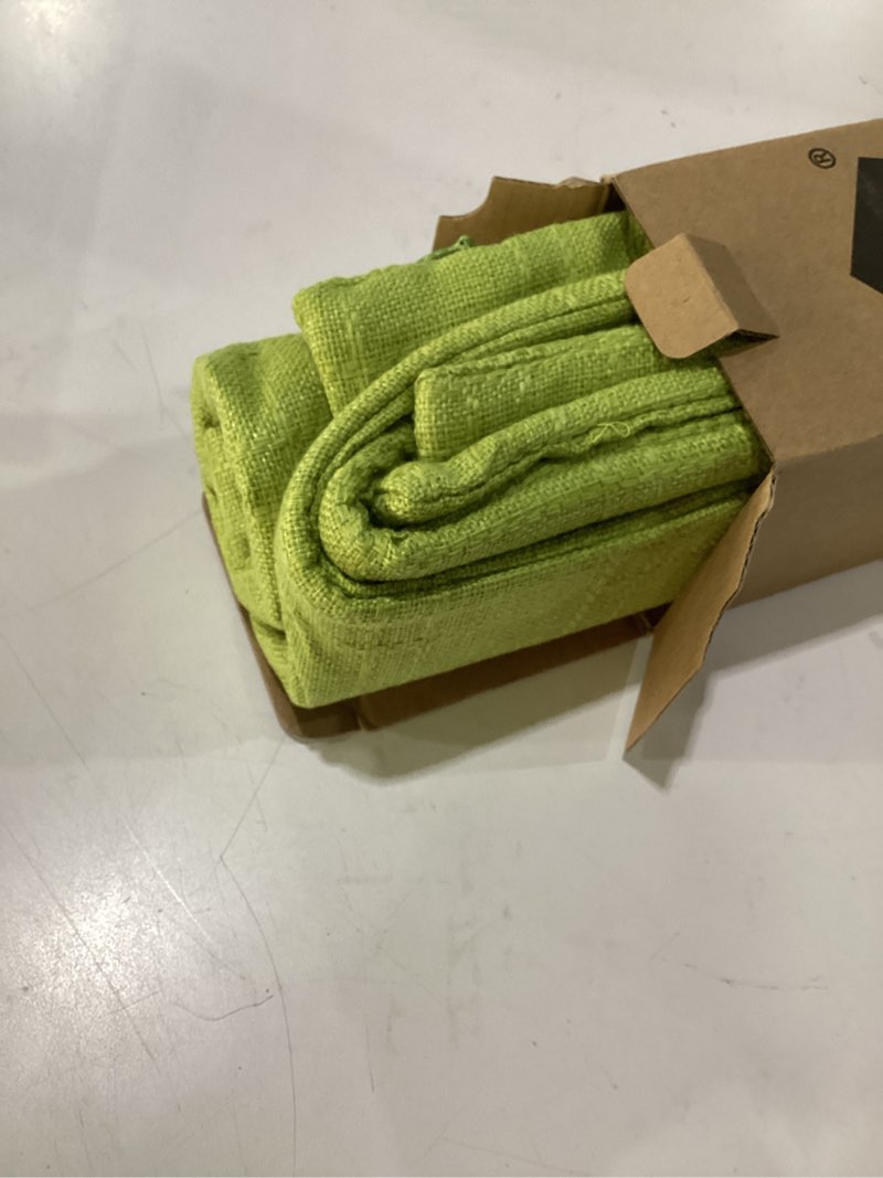 Condition photo showing Good Condition for kevin textile pack of 2 outdoor waterproof throw pillow covers spring decorative square outdoor checkered pillows cushion case patio pillows for couch 12x20 inches 30x50 cm green 20" x 12" (pack of 2) green