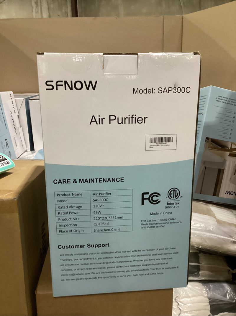 Air Purifiers for Home Pets Hair in Bedroom, Air Cleaner Covers Up to 1050 ft² Remove Smoke Pollen D
