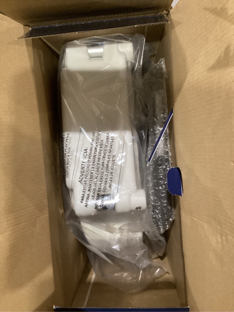 Condition photo showing New/Like New for Drive Medical 2-in-1 Raised Toilet Seat with Removable Padded Arms - Elevated Bathroom Safety Support - Secure Locking Attachment - Easy Height Assistance - Durable Plastic Construction Standard