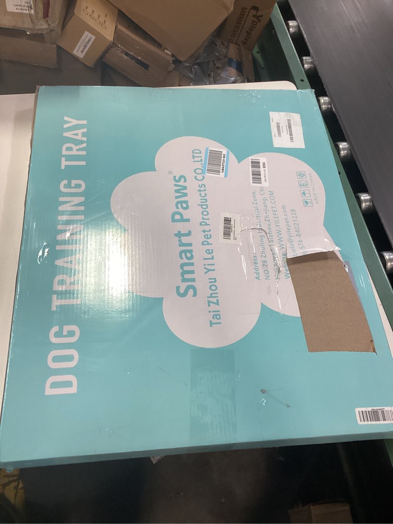 Condition photo showing New/Like New for smart paws 3 sizes small puppy dog toilet,poodles training tray,yorkie pet pads holder 21.65x17.71 inch (pack of 1)