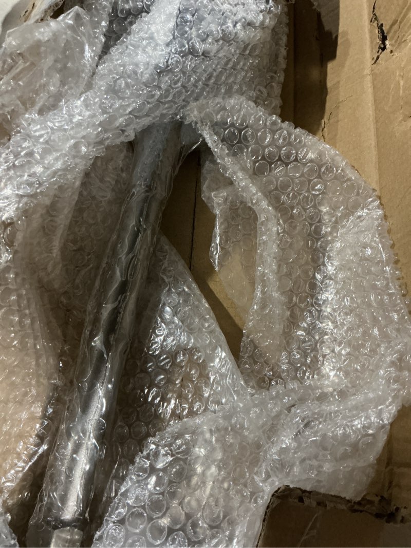 Condition photo showing As Is for 65a shank 6 inch wide floor scraper chisel bit - 24" long alloy steel jack hammer drill bit blade scraper, spring-loaded bolt reinforcement, removal tools for tile thinset hardwood adhesive 65a shank (spring-loaded bolt reinforcement)