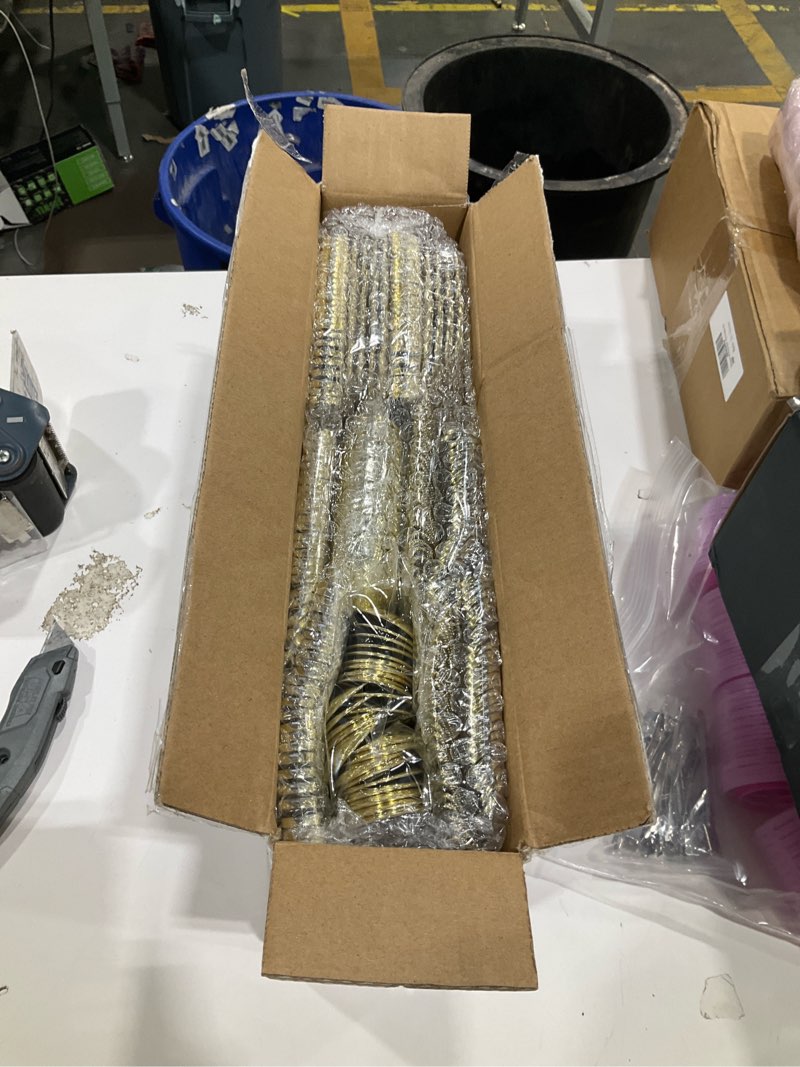 Condition photo showing Good Condition for nervure 300pcs gold hammered plastic silverware - heavy duty plastic cutlery - gold disposable utensils includes 100 forks, 100 knives, 100 spoons perfect for wedding & party 300pcs(100guests) gold_diamond