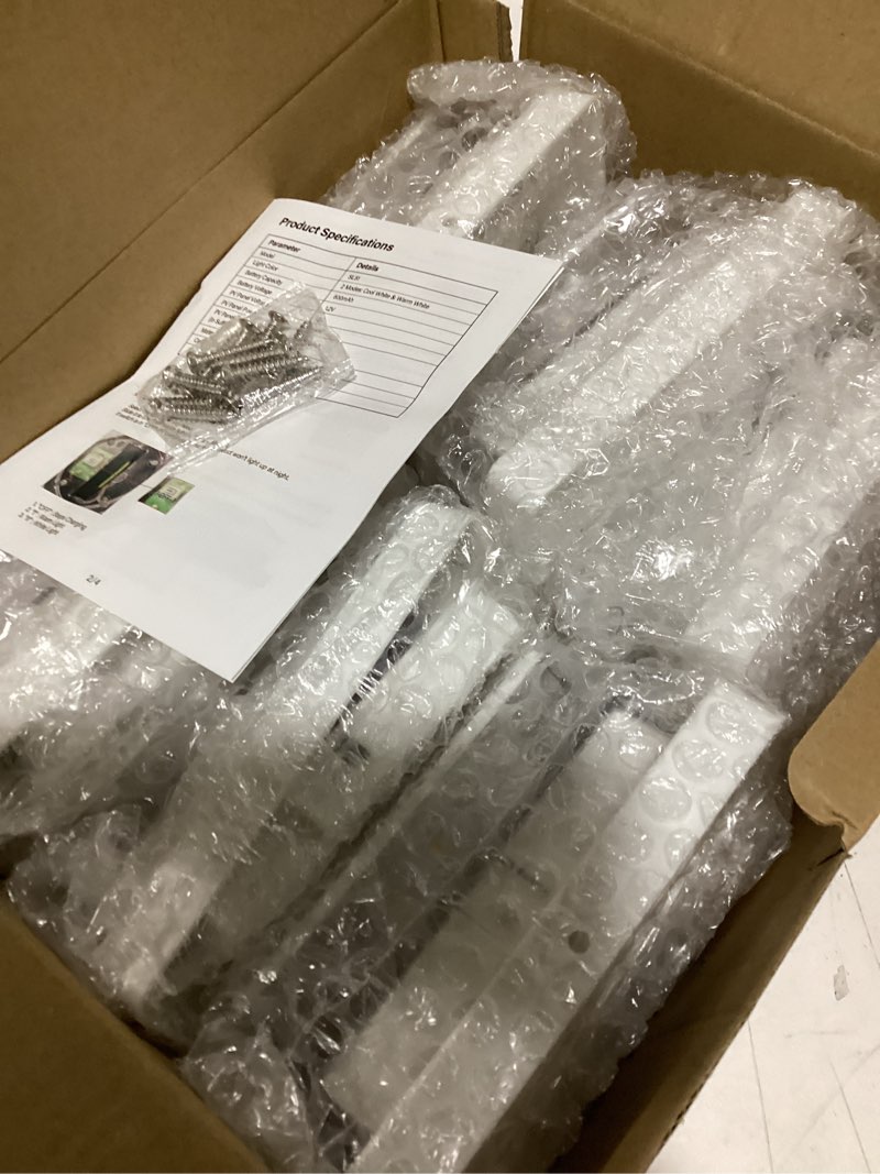 Condition photo showing Good Condition for keilaimo solar post cap lights outdoor, 6 pack upgraded waterproof deck fence post solar lights for 3.5x3.5 4x4 5x5 vinyl/wood posts, 10-12 hours warm/cool white glow for garden/patio/porch - white white warm white, cool white 6 pack