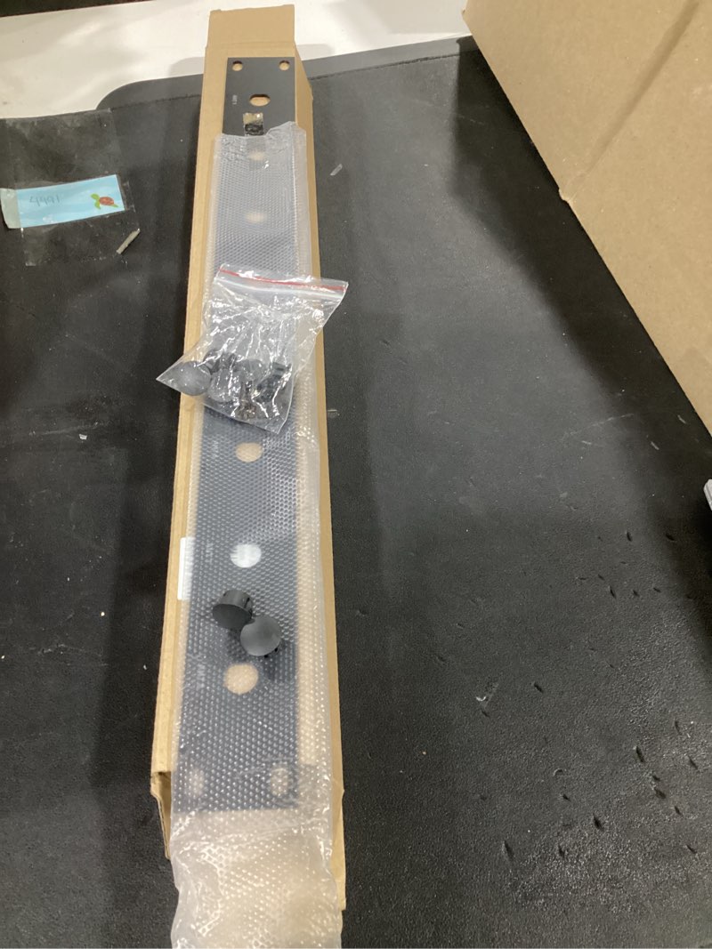 Condition photo showing As Is for phenyx pro bnc side-by-side rackmounting antenna kit, 2 metal plates, 8 bulkheads, necessary screws, suitable for half-rack wireless systems (antk-sbs-1)