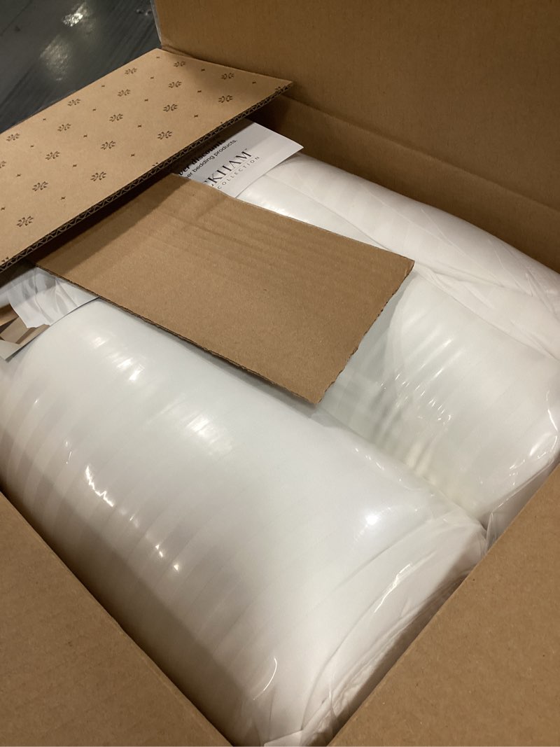 Condition photo showing New/Like New for Beckham Hotel Collection Bed Pillows Standard/Queen Size Set of 2 - Original Soft Down Alternative Pillow for Sleeping - Soft Support for Back, Stomach or Side Sleepers Queen / Standard White