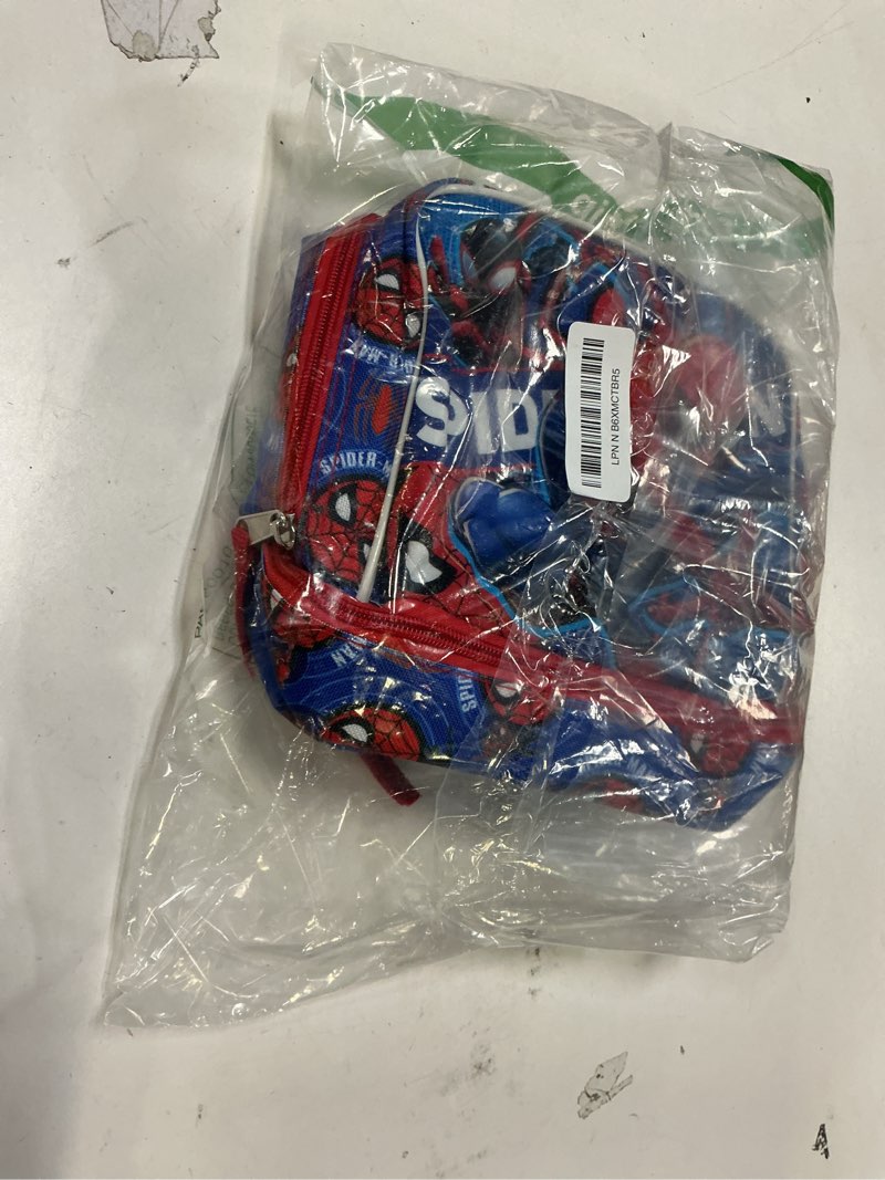 Condition photo showing Good Condition for Spiderman Lunch Box Kit Bundle ~ Spiderman Insulated Lunchbox with Spiderman Stickers and More (Spiderman School Supplies)