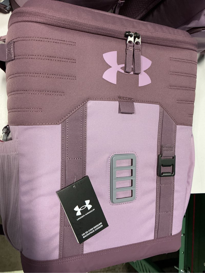 Condition photo showing Good Condition for under armour 25 can backpack cooler, misty purple/fresh orchid