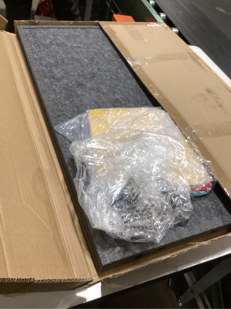 Condition photo showing Good Condition for Tilting Jigsaw Puzzle Board with 2-in-1 Stand and Cover, Lightweight Felt Jigsaw Storage Table with 3 Angle Adjustable, 6 Sorting Trays for Puzzle Games Up to 1000 Pieces