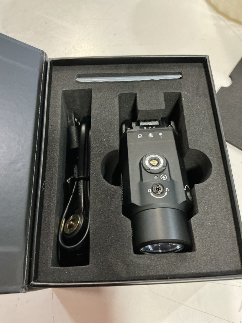 Condition photo showing Good Condition for terreas upgraded 2000 lumens magnetic rechargeable weapon light & green laser combo, aluminum alloy 