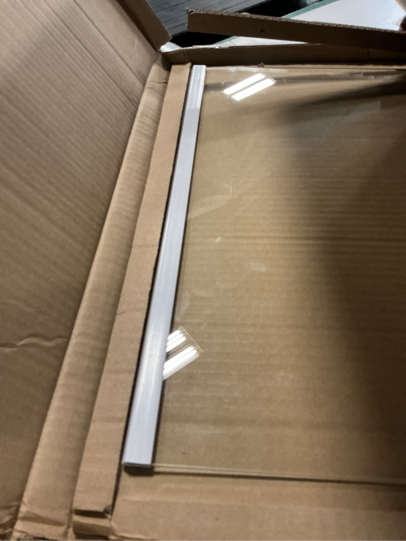 Condition photo showing Good Condition for upgraded da97-20647a refrigerator glass shelf replacement for samsung fridge upper glass shelf assembly, fits rs27t5200sg rs27t5200sr/aa rs27t5201sr/aa rs27t5561sr/aa tempered glass upper shelf