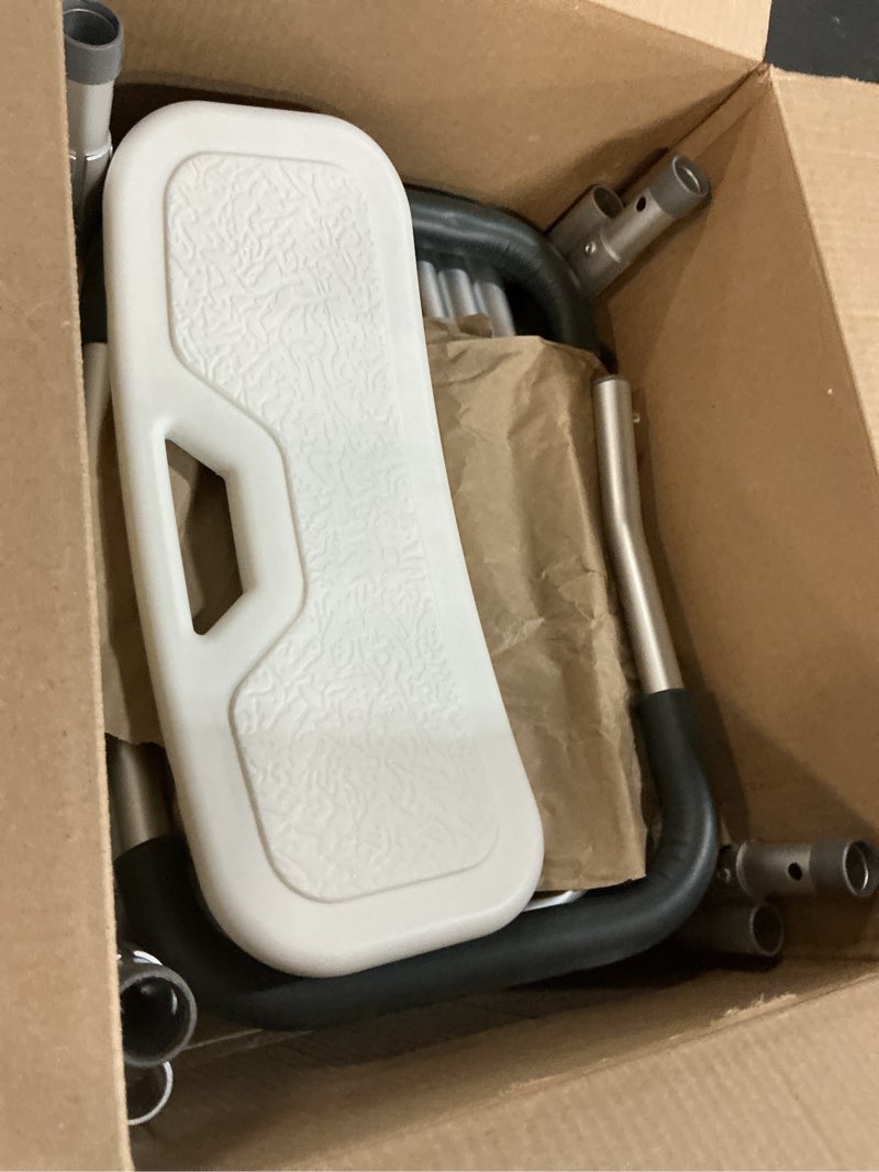 Condition photo showing Good Condition for Bath SafetyBenches/Stools Product Description: KD Bath Bench w/Back & Padded Arm,1/ea