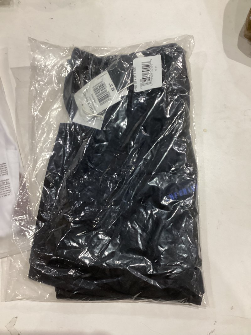 Condition photo showing Good Condition for Adidas Women's Designed for Training Woven NCAA University Team Shorts Kansas Jayhawks Medium/3" Inseam Black/Collegiate Royal/Kansas University
