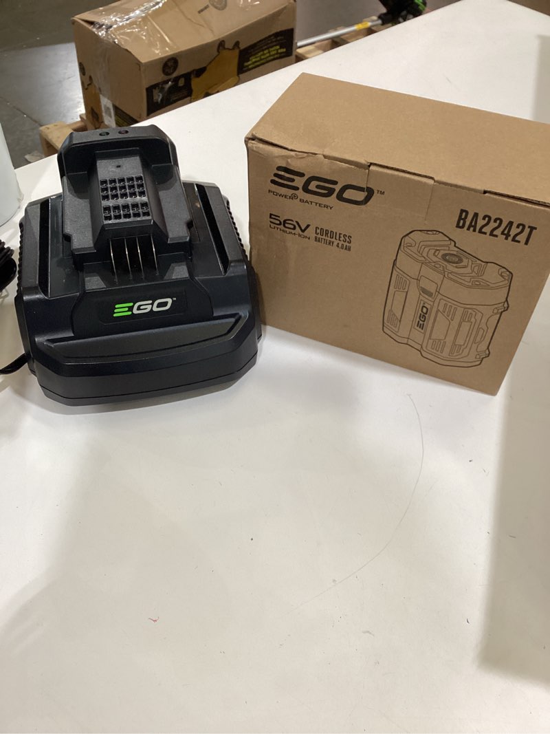 ego charger + 56v battery (model ba2242t)