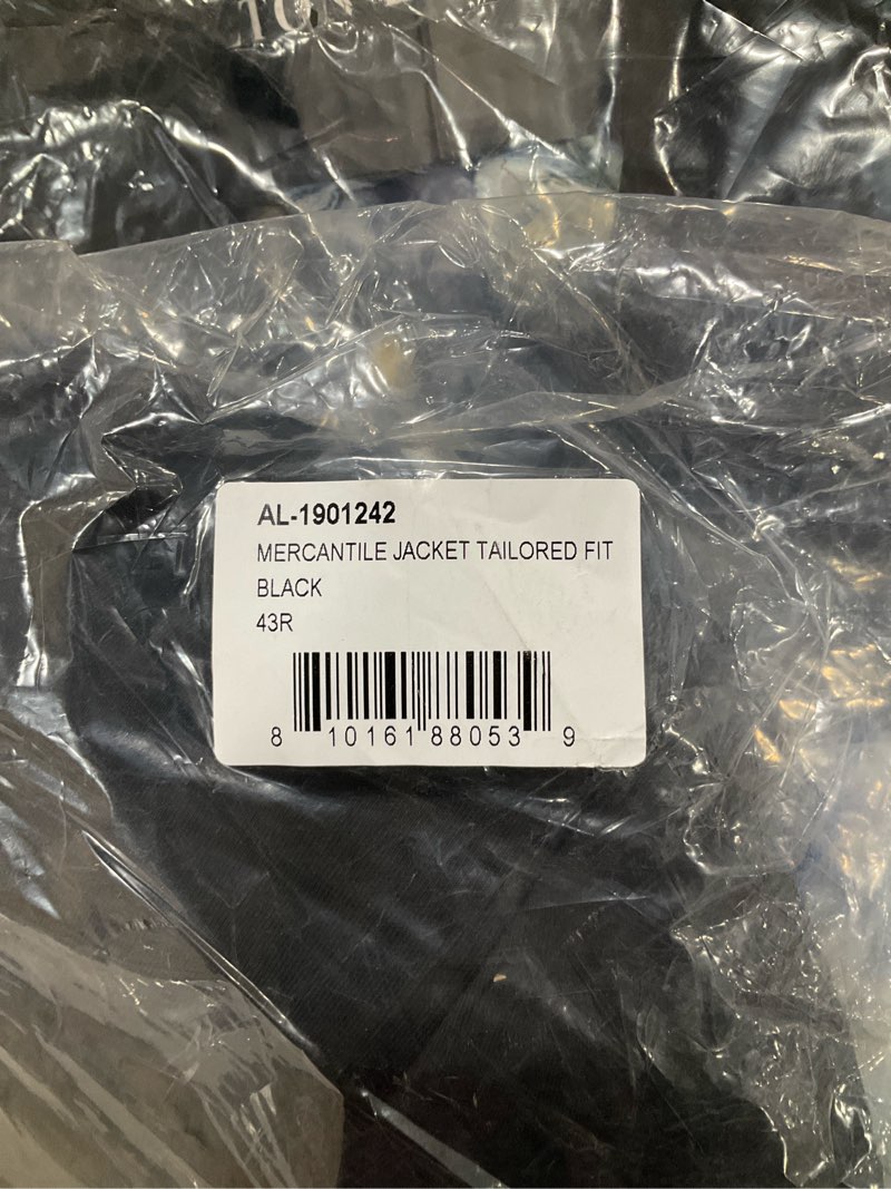 Condition photo showing New/Like New for Alton Lane Mercantile Jacket Tailored Fit - Premium Quality Suit Jacket for Men, Stylish and Elegant