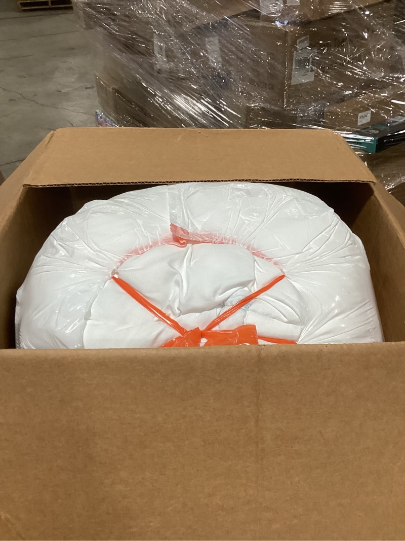Condition photo showing As Is for Mattress Topper Queen for Back Pain, Extra Thick Mattress Pad Cover, Plush Pillow Top, Deep Elastic Pocket, White Queen White