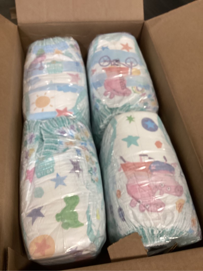 Condition photo showing Good Condition for Pampers Training Pants - Easy Ups Girls & Boys - Size 5T-6T, 84 Count, Peppa Pig Potty Underwear (Packaging May Vary) 5T-6T 84