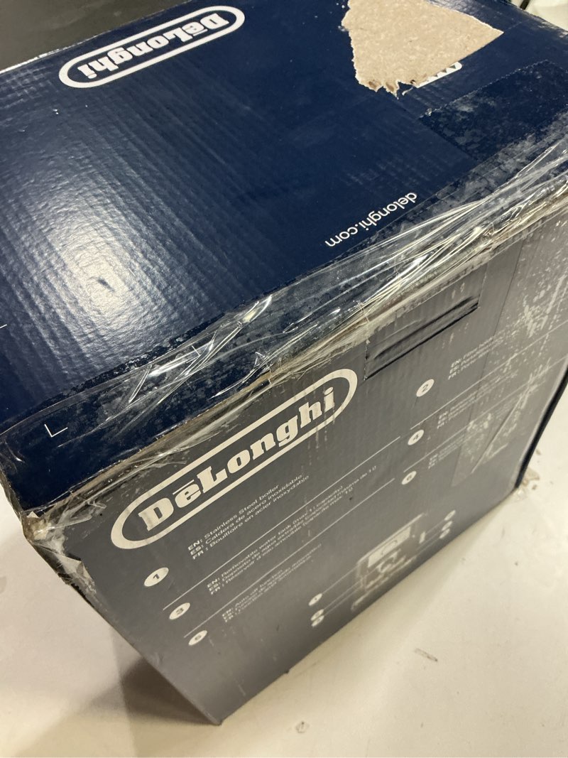 Condition photo showing As Is for De'Longhi Stilosa Manual Espresso Machine, Compact Coffee Maker, 15 Bar Pump Pressure, Manual Milk Frother Steam Wand for Authentic Single & Double Espresso, Lattes & Cappuccinos, Tamper Included Stliosa Espresso Machine
