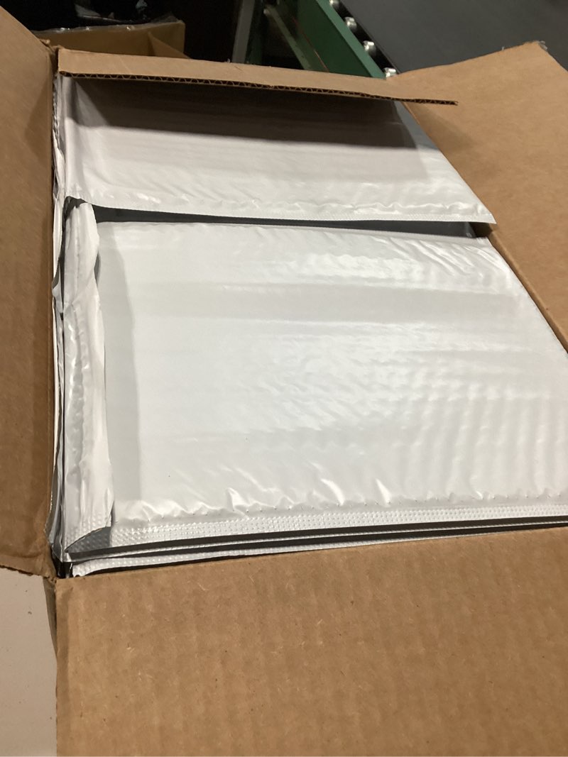 Condition photo showing New/Like New for (Unknown size) Fuxury Bubble Mailer 6x10\" 100 Pack White Bubble Mailers Usable Size 6x9\" Self Seal Padded Mailing Envelopes Opaque Bubble Padded Mailer for Small Business Mailing Jewelry Makeup Small Items White 6x10\" 100PC