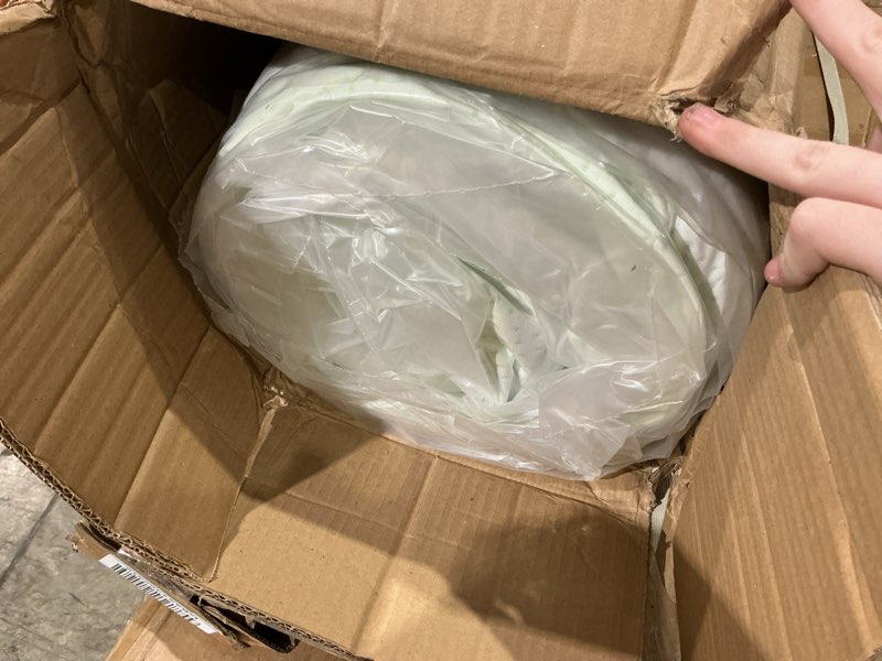Condition photo showing Good Condition for zinus green tea memory foam mattress 12 inch, pressure-relieving comfort & full-body support, naturally fresh, medium firm feel, certipur-us & oeko-tex certified safe materials, full white full 12in small box