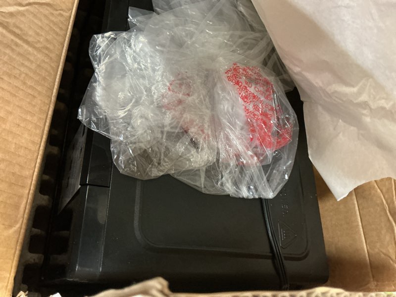 Condition photo showing As Is for mainstays 0.7 cu ft countertop microwave oven, 700 watts, black