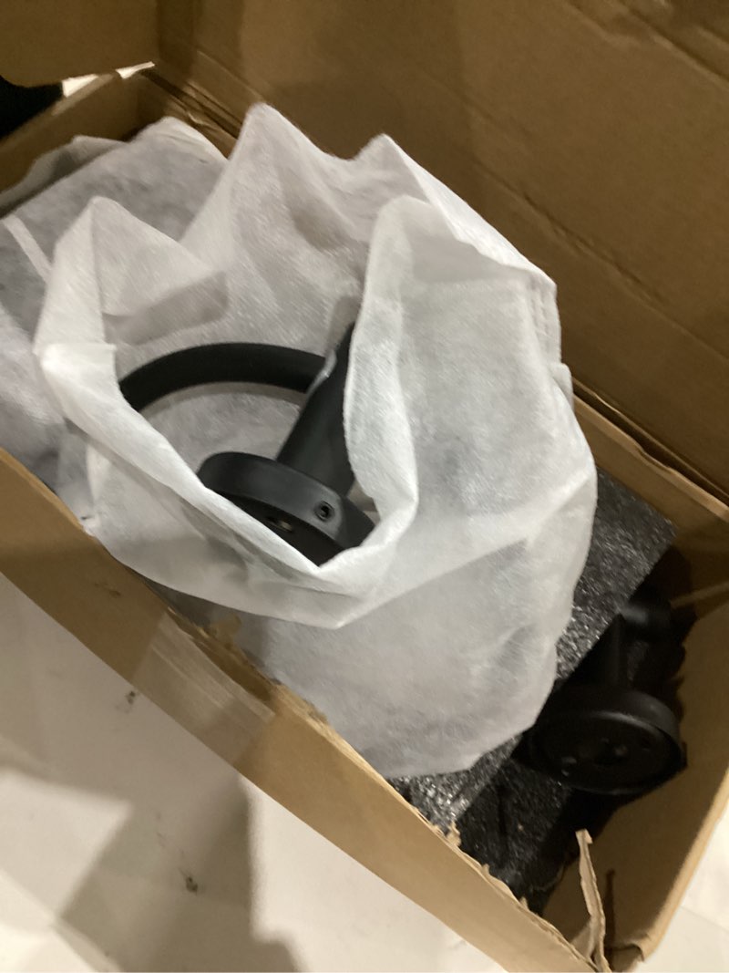 Condition photo showing As Is for 5Pcs Bathroom Hardware Accessories, 24 Inch Matte Black Bath Towel Bar Set, Toilet Paper Holder with Shelf, Stainless Steel Wall Mounted Towel Rack Set, Center Section Removable