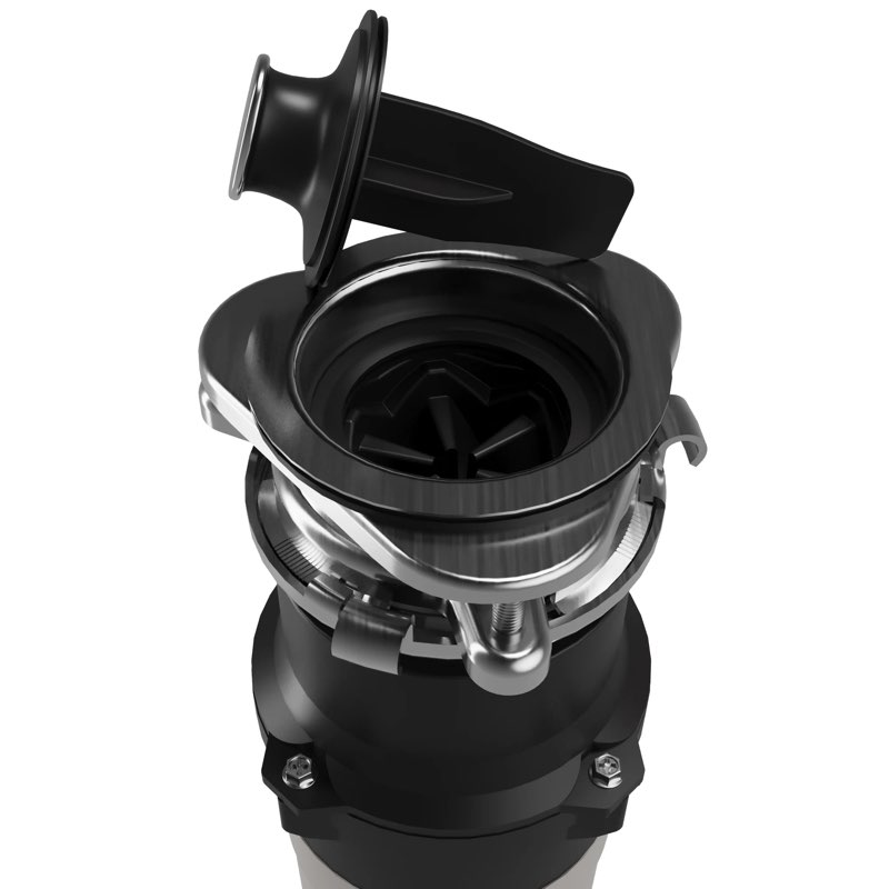 Karran Continuous feed 1/3-HP Septic Safe Corded Garbage Disposal with Noise Insulation