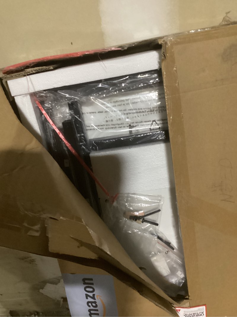 Condition photo showing Good Condition for DUMOS Full Size Bed Frame - Fabric Upholstered Platform Bed with Headboard, 800LBS Sturdy Wooden Sla