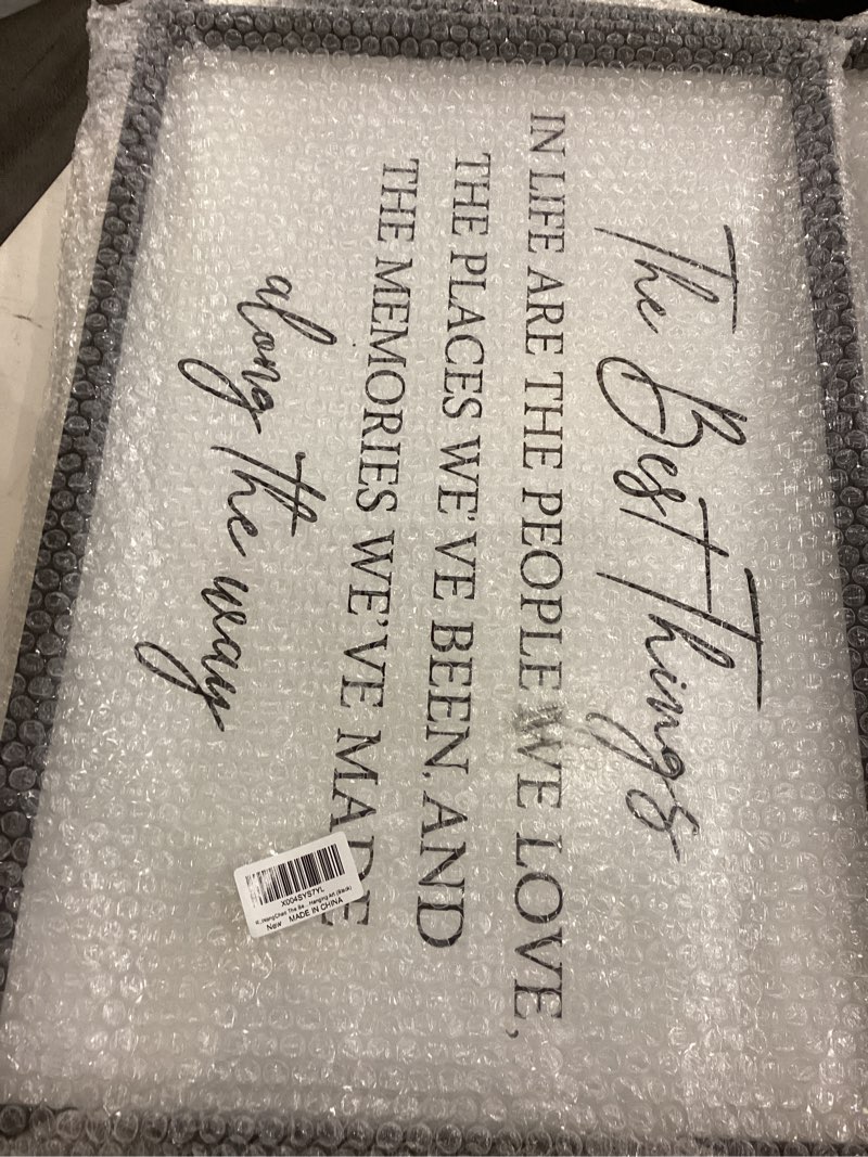 RLWangChao The Best Things in Life Wall Decor 24"×16" Family Inspirational Quote Love Adventure Trav