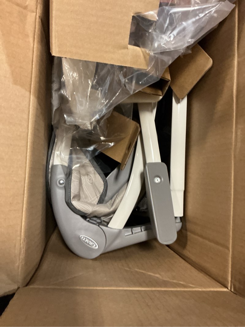 Condition photo showing Good Condition for graco slim snacker high chair, ultra slim, fast-folding, multiple recline positions, comfortable feeding, whisk