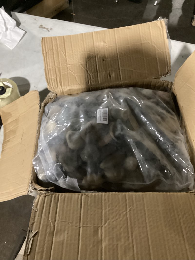 Condition photo showing As Is for Natural River Rocks, Small Rocks for Plants Decorative Polished Pebbles for Fish Tank, Gardening, Flower Pots, Vase Fillers, Indoor Water Fountains, Landscaping, 40lbs, 2-3 Inch 40 Pounds 2-3 Inch