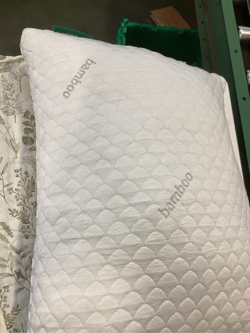 Queen Memory Foam Pillow with Removable Cover