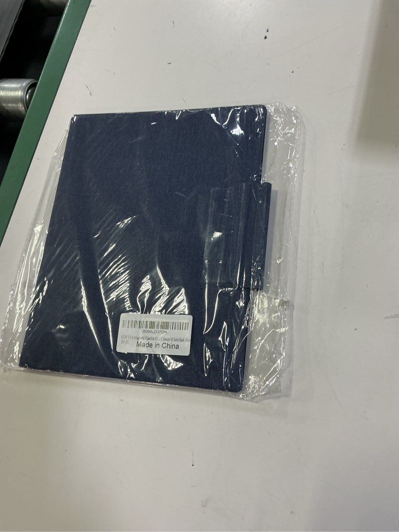 Condition photo showing New/Like New for Magnetic Case for Onyx Boox Go 10.3 ePaper 2024 Released Ultra-Thin Lightweight Leather Cover with Magnetic Pen Buckle, Auto Sleep/Wake & Magnetic Closure (Cloth Bark Blue)