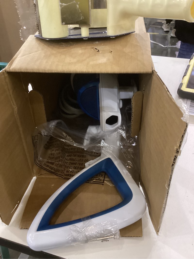 Condition photo showing As Is for Bissell Power Fresh Steam Mop with Natural Sanitization, Floor Steamer, Tile Cleaner, and Hard Wood Floor Cleaner with Flip-Down Easy Scrubber, 1940A PowerFresh Steam Mop