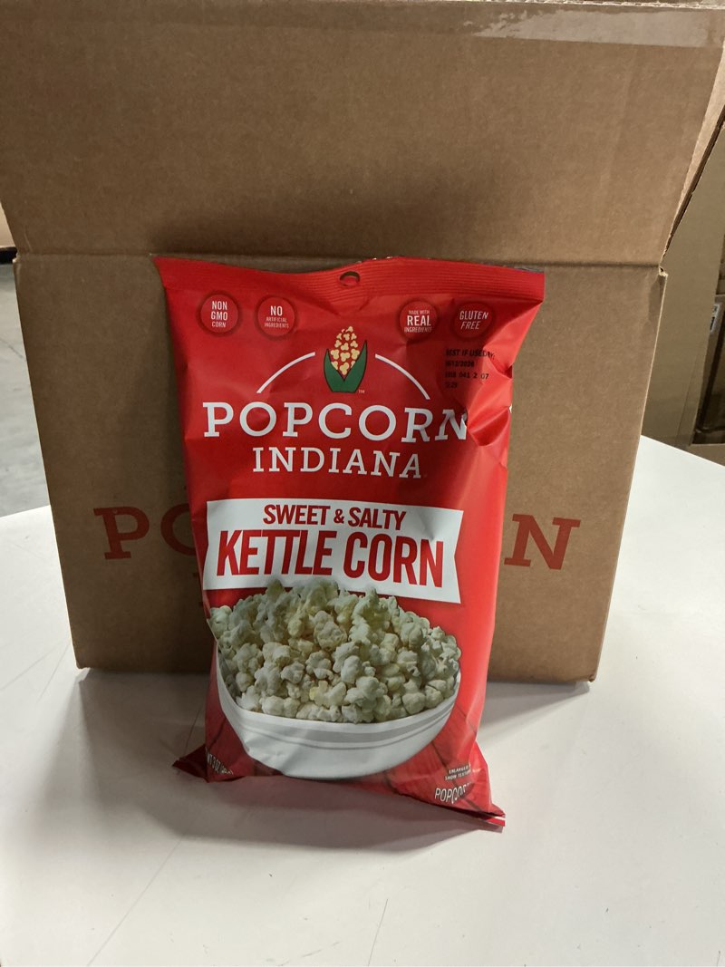Condition photo showing Good Condition for popcorn indiana kettle corn, 3 oz (pack of 6) kettle-corn 1 count (pack of 6)