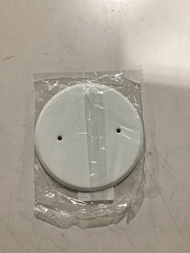 Hubbell Round White Metal Weatherproof Electrical Box Cover